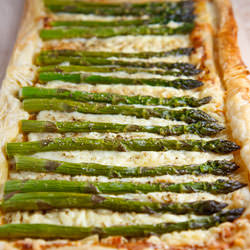 Asparagus and Gruyere Tart