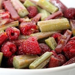 Raspberries and Rhubarb