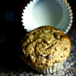 Healthier Bananna Nut Muffins