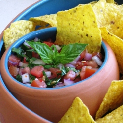 Fresh Basil and Tomato Salsa