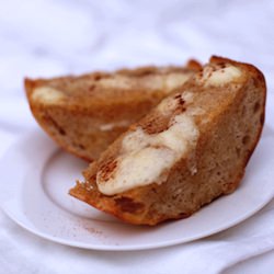 Bread Baked with Honey & Cream