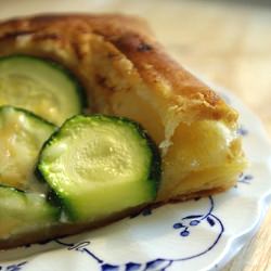 Zucchini and Parmesan Tart