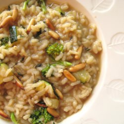 Parmesan Risotto with Pine Nuts