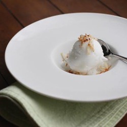 Fresh Coconut & Cachaça Sorbet