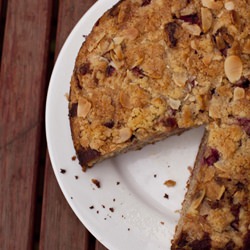 Rhubarb & Almond Cake