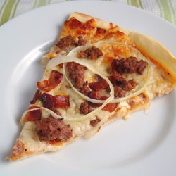 BBQ Cheeseburger Pizza