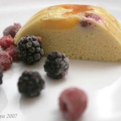 Marzipan Semmifreddo with Raspberry