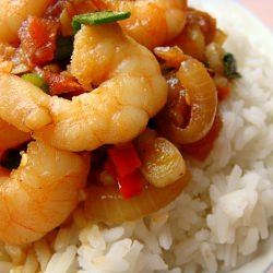 Hot King Prawns in Oyster Sauce