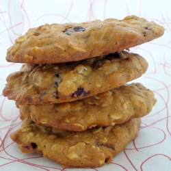 Chewy Oatmeal Cranberry Cookies