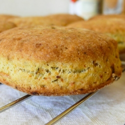 Pesto and Parmigiano Scones