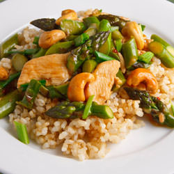 Asparagus and Chicken Stir-fry