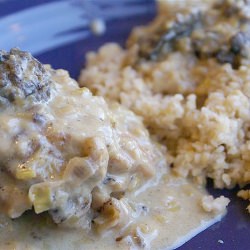 Chicken in Creamy Morel Leek Sauce