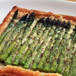 Asparagus and Cheese Tart