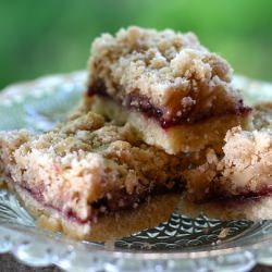 Raspberry Streusel Bars