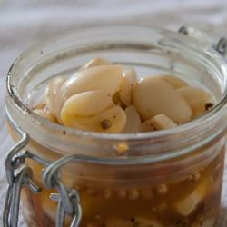 Homemade Marinated Garlic Cloves