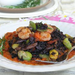 Black Rice Risotto