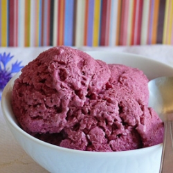 Frozen Blackberry Yoghurt