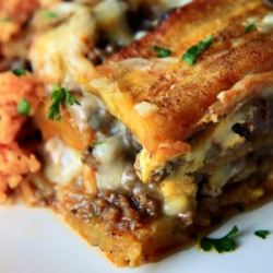 Pastelon (Sweet Plantain Lasagna)