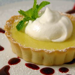 Lemon-mint Tart