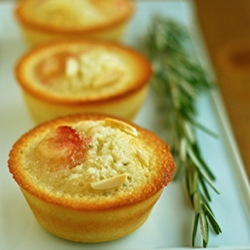 Rosemary & Peach Friands