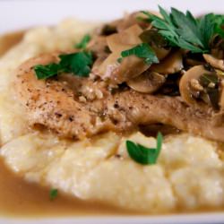 Braised Chicken with Mushrooms