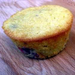 Berry-Peach Cornmeal Muffins