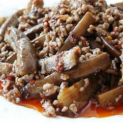 Spicy Eggplant with Ground Pork