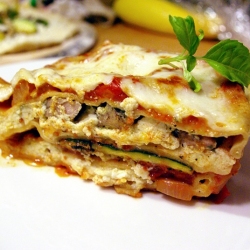 Pesto Pork and Squash Lasagna