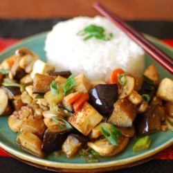 Tofu Eggplant Stir-Fry