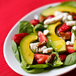 Strawberry Spinach Salad