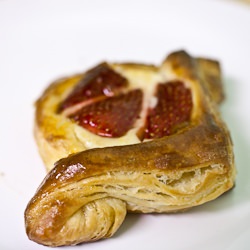 Roasted Strawberry Danish