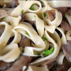 Fettuccini with Oyster Mushroom