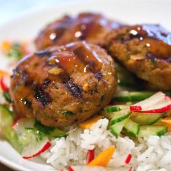 Red Curry Pork Burgers