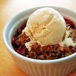 Rhubarb Crisp