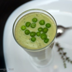 Pea and Potato Cream Soup