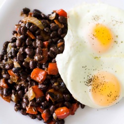 Black Beans and Eggs