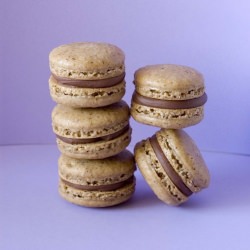 Espresso Hazelnut Macarons