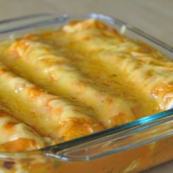 Roasted Red Pepper Enchiladas