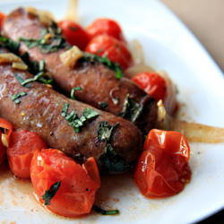 Italian Sausage and Balsamic Tomatoes