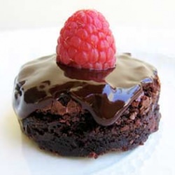 Ganache Topped Brownies