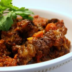 Braised Oxtail with Chorizo