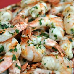 Lemon, Garlic, Parsley Grilled Shrimp