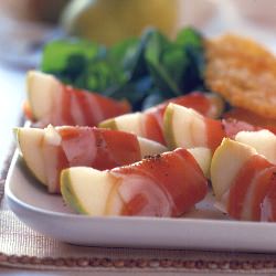 Pears Wrapped with Prosciutto