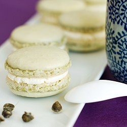 Green Tea Passion Fruit Macarons