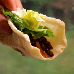 Spicy Black Bean Wraps