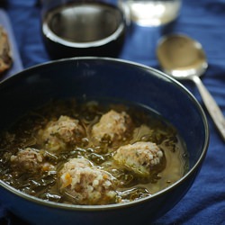 Greek Meatball Soup