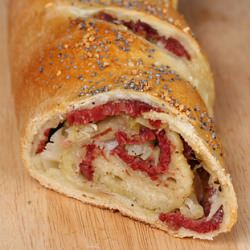 Corned Beef and Cabbage Stromboli