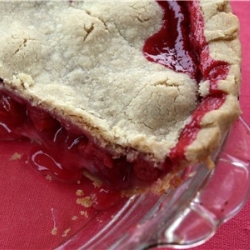 Tart Cherry Pie with Sorghum Crust