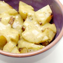 Braised Turnips with Mustard Sauce