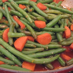 Teriyaki Green Beans & Carrots